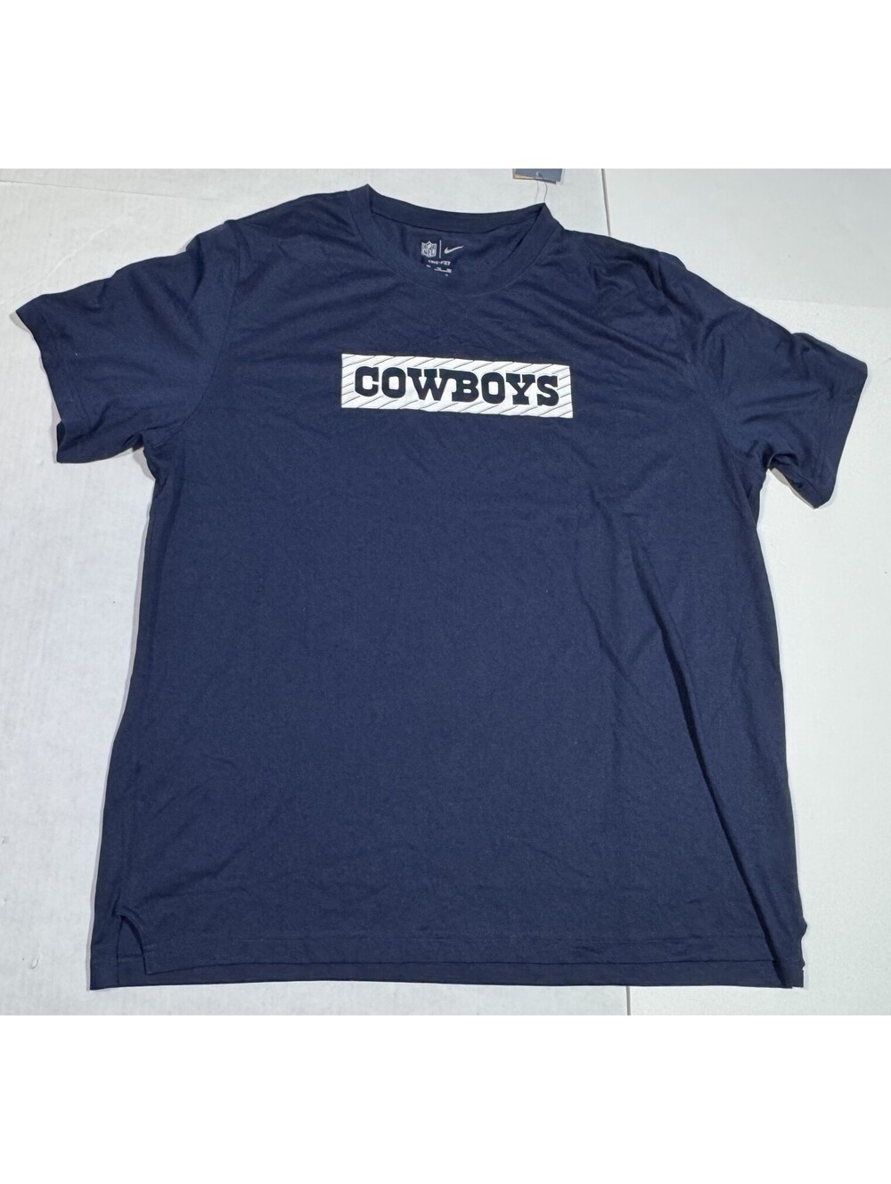 Nike Dri Fit Dallas Cowboys T Shirt Sideline Collection Men's XXL NWT